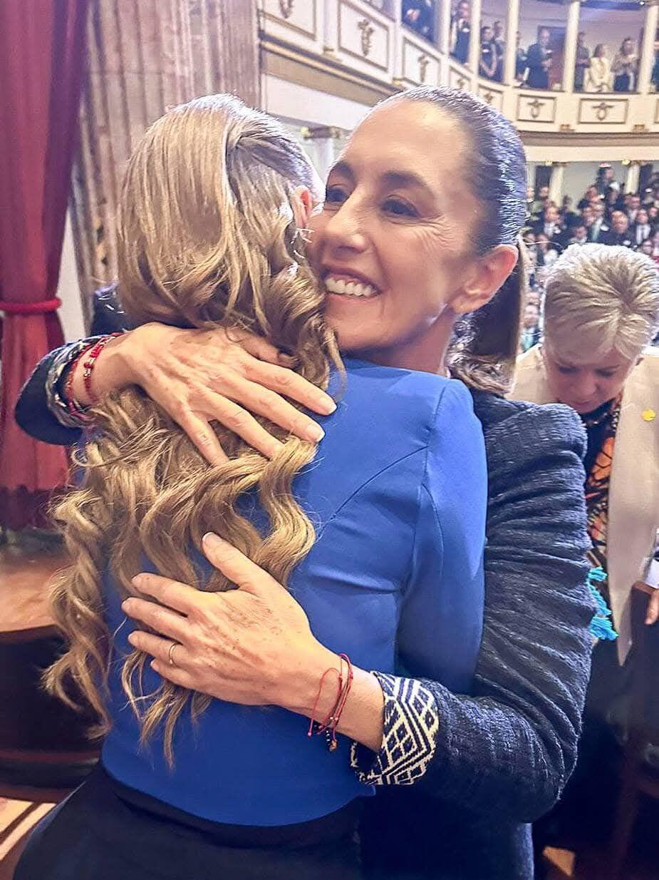 Claudia Sheinbaum felicita a Evelyn Salgado Pineda por su cumpleaños