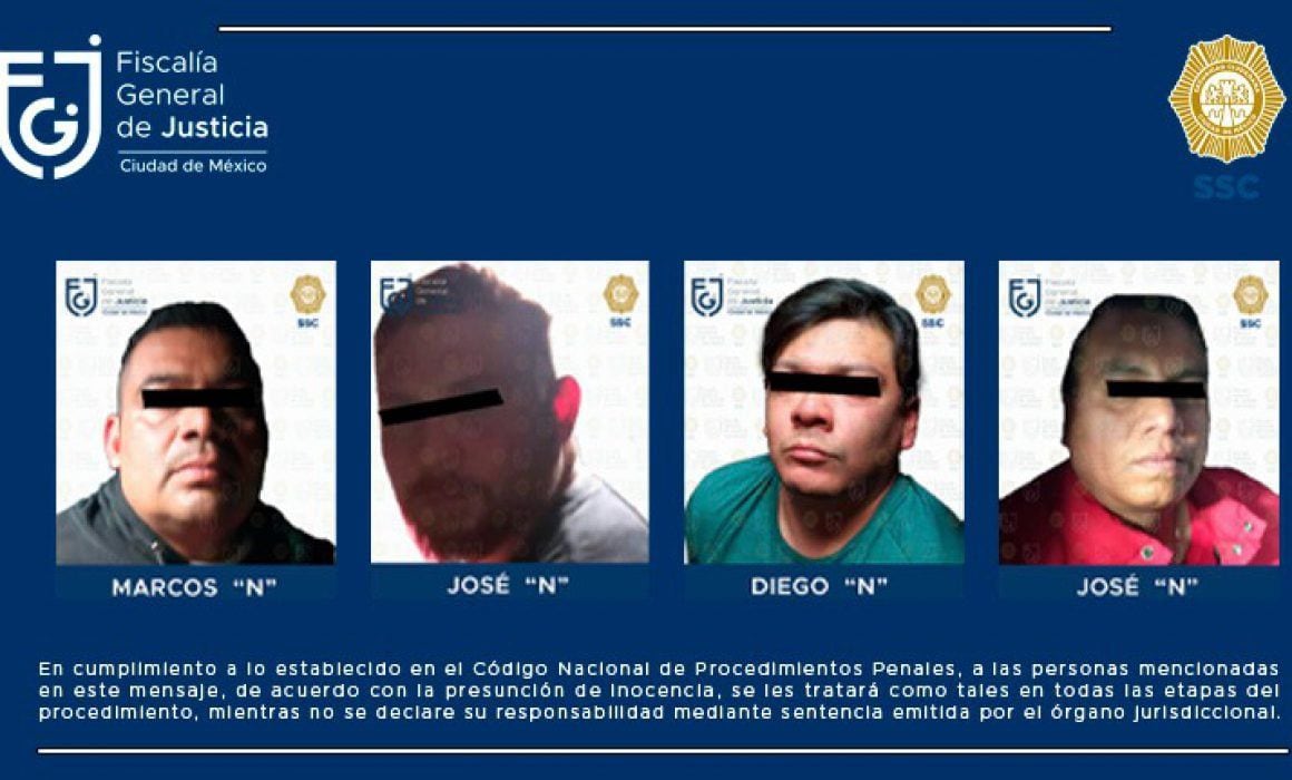 Balacera en Iztacalco: Vinculan a proceso a 4 detenidos por portación de arma de fuego