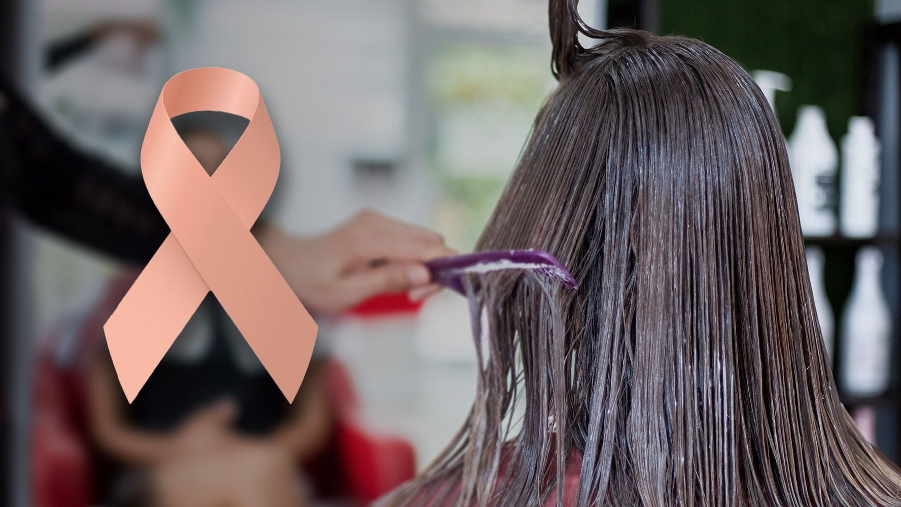 Hay estudios que advierten de posibles mayores riesgos de contraer cáncer de útero con el uso de queratina en el cabello.  (Fotoarte: El Financiero / Shutterstock).
