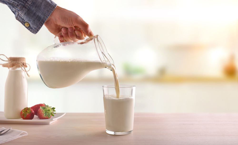 La leche es un producto que se caracteriza por su alto contenido en lactosa. 