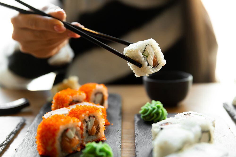 El sushi es considerado nutritivo.