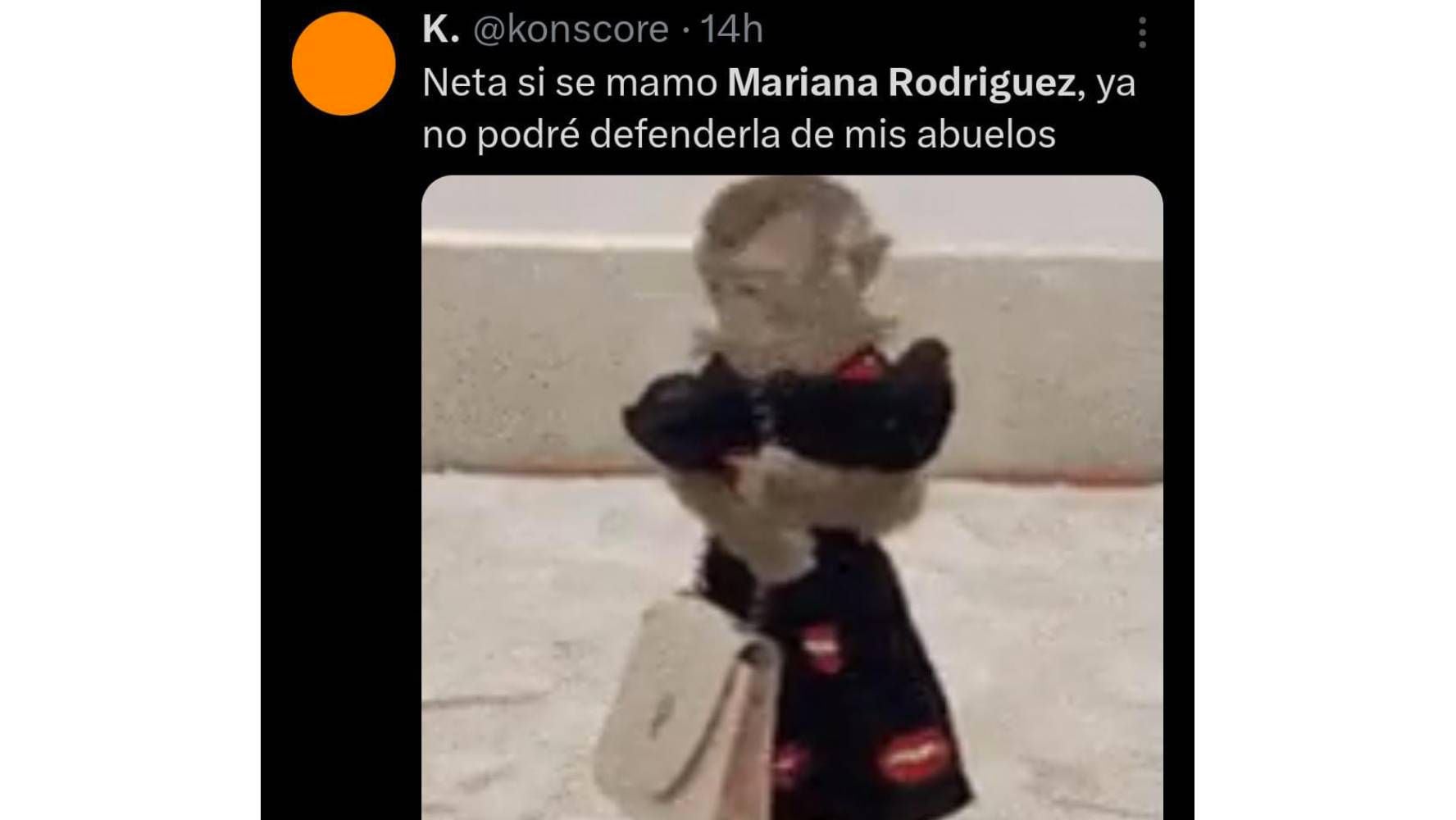 Memes de Mariana Rodríguez y su purificadora Dyson de 25 mil pesos. (Foto: Captura X)