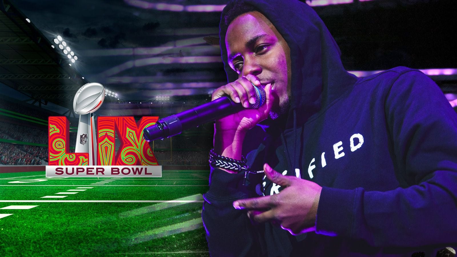 Medio tiempo del Super Bowl 2025: Así fue el show de Kendrick Lamar y SZA en el Caesars Superdome