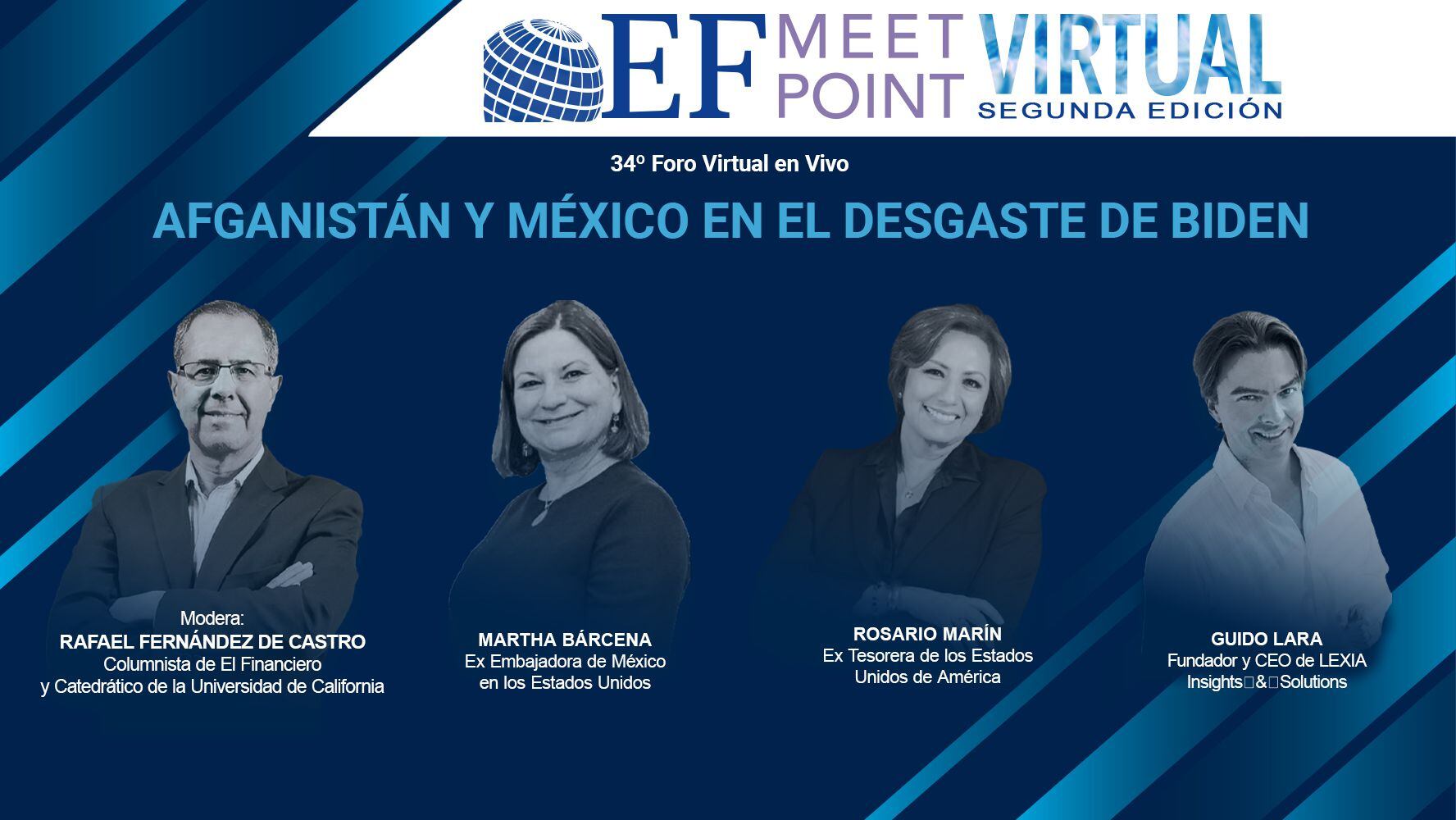 EF Meet Point Virtual. Afganistán y México en el desgaste de Biden