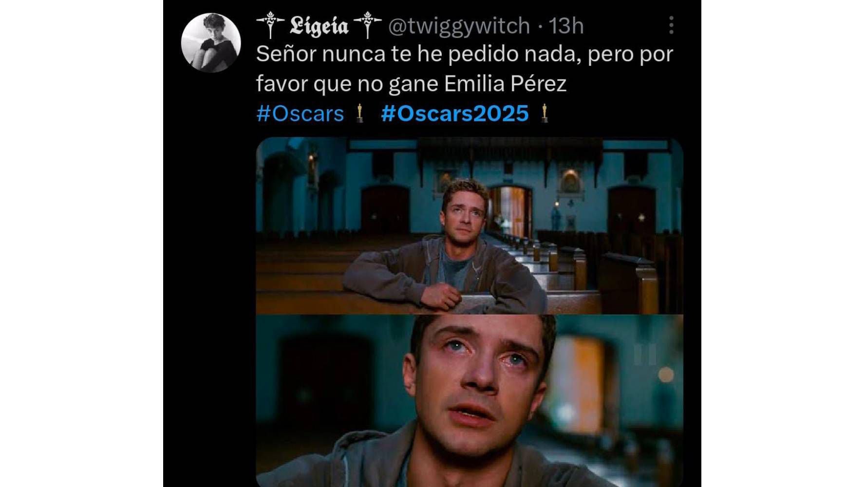 Memes de los premios Oscar 2025 y 'Emilia Pérez'. (Foto: X)