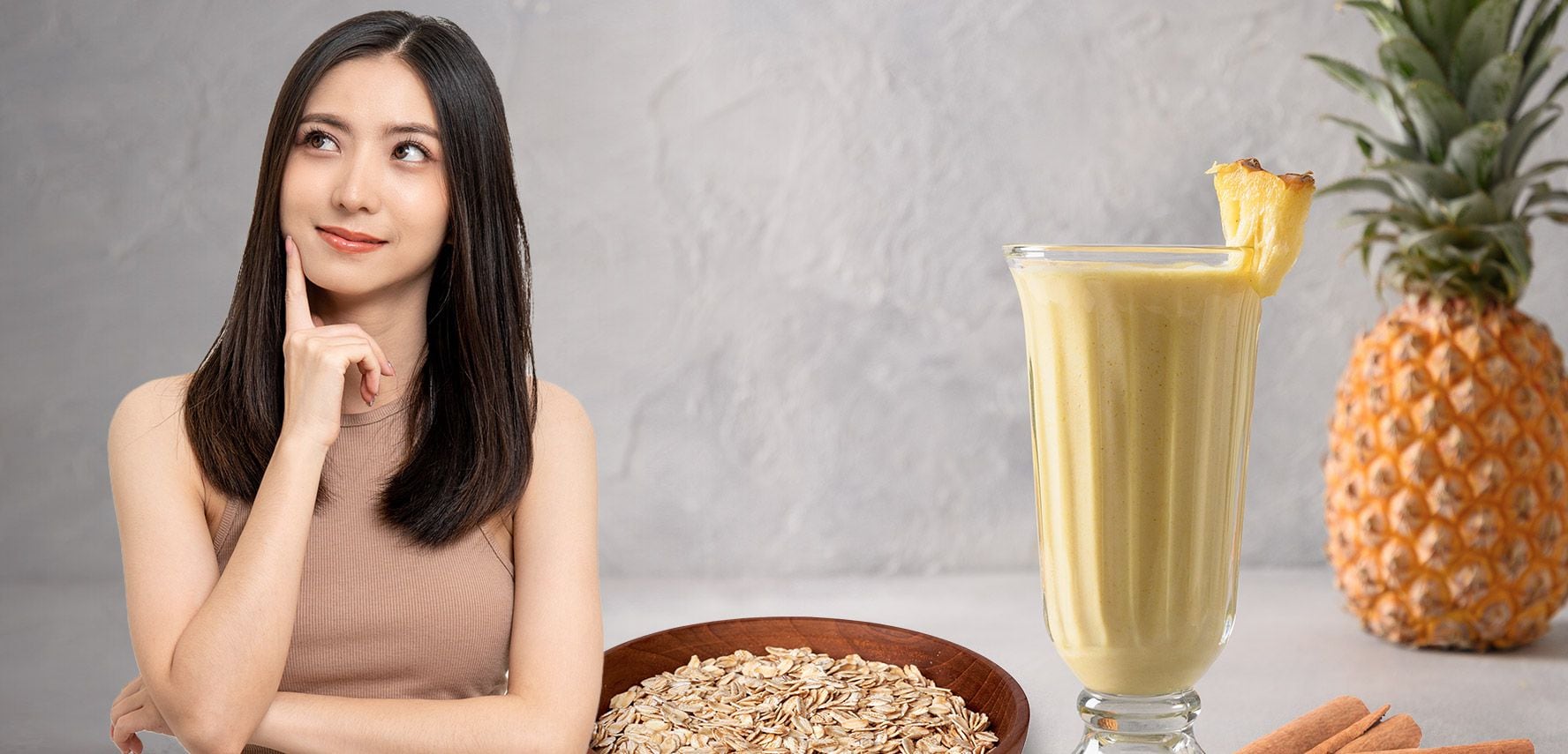 ¿Qué beneficios tiene el agua de avena con piña y canela?