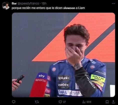 Estos son los memes que se crearon luego de la participación de Liam Lawson y el arranque de la F1 sin 