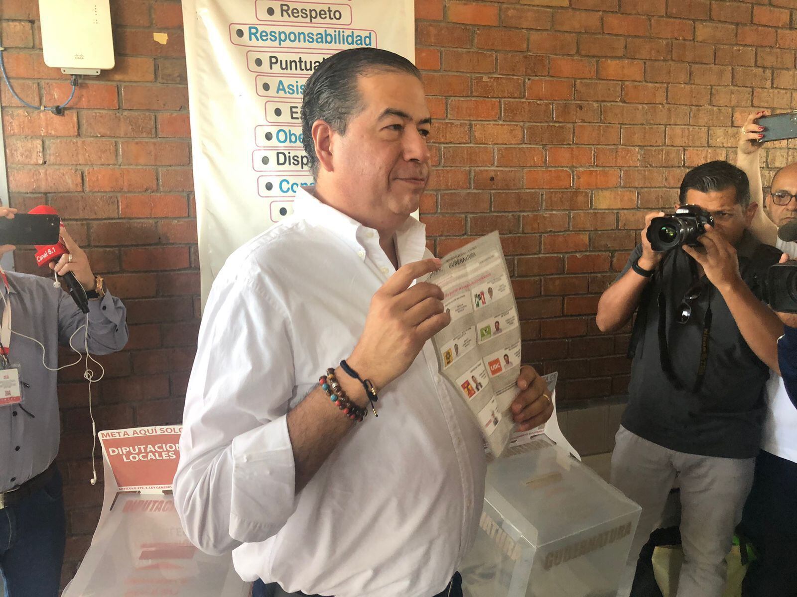 Ricardo Mejía vota en Elecciones 2023: ‘Mi partido es Coahuila’