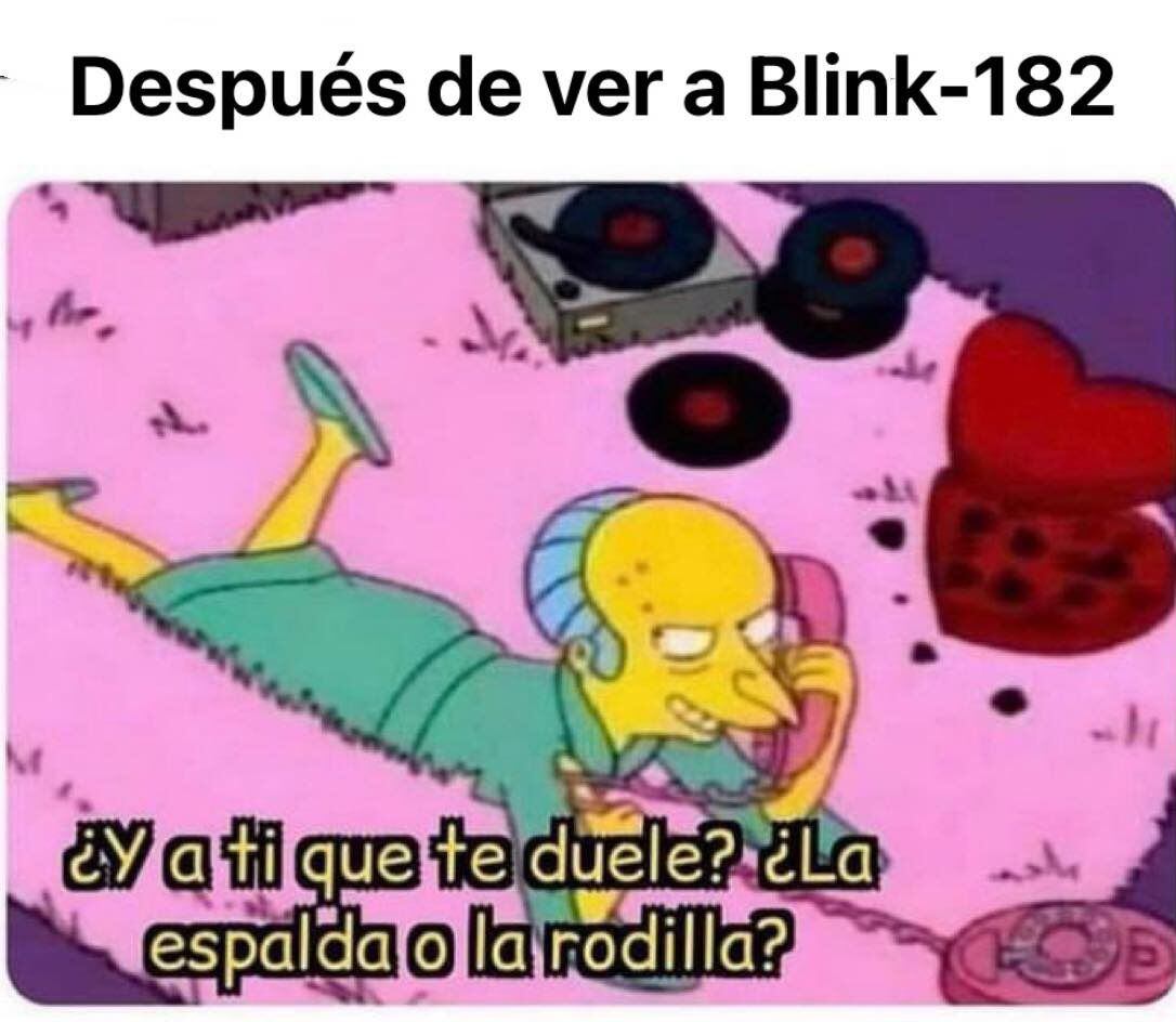 Algunos seguidores de Blink-182 compartieron algunos memes sobre la reciente visita de la banda a México. (Foto:   Facebook)