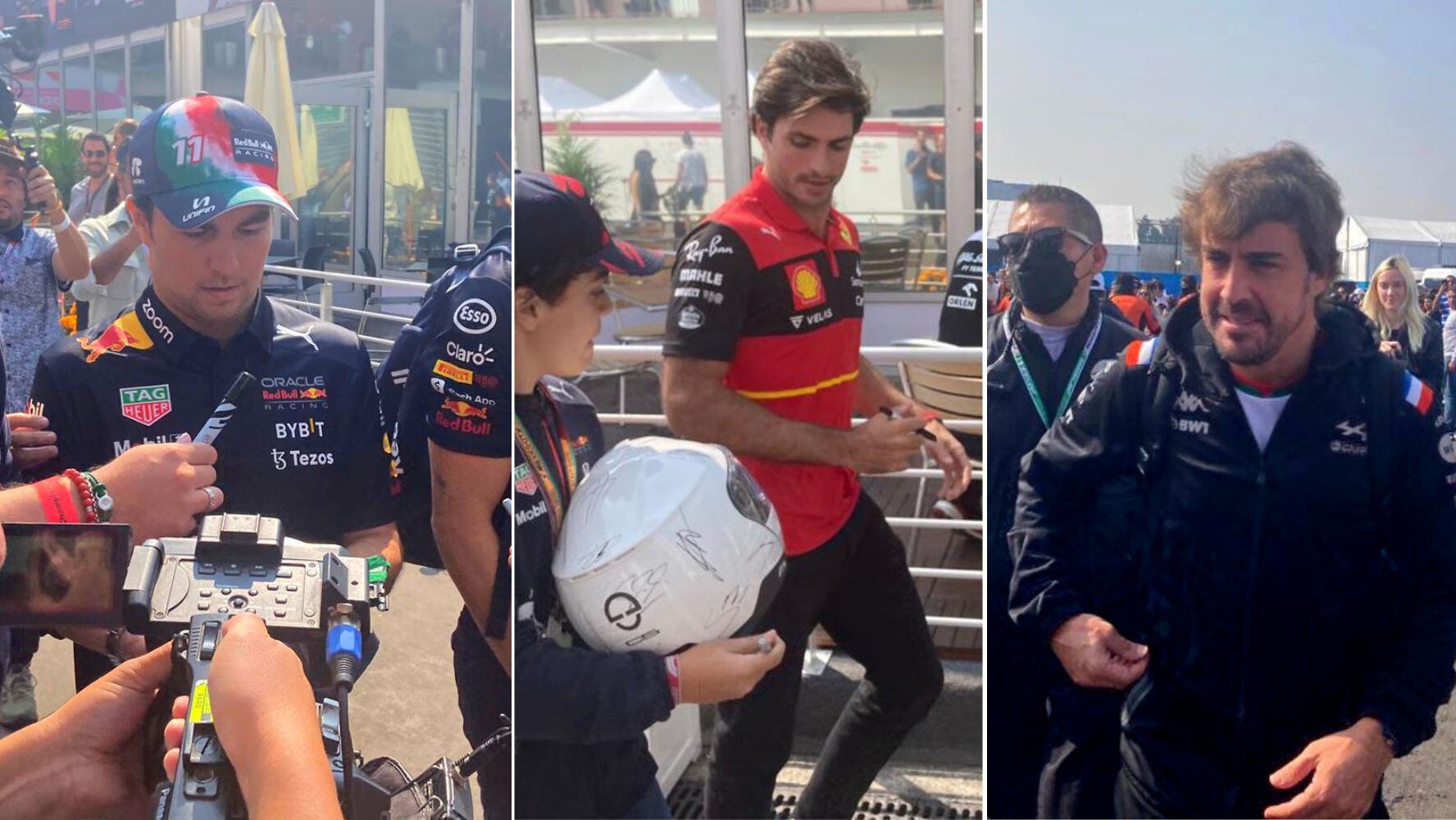 GP de México: ‘Checo’ Pérez y otros pilotos de la F1 llegan al Autódromo Hermanos Rodríguez