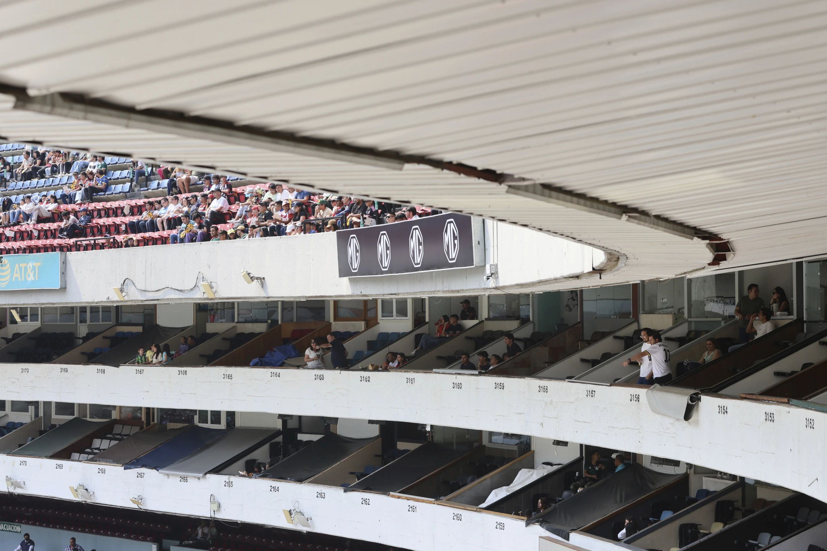 Los palcos en el Estadio Azteca son para uso explusivo de sus propietarios, aunque la FIFA busca que estos los cedan.