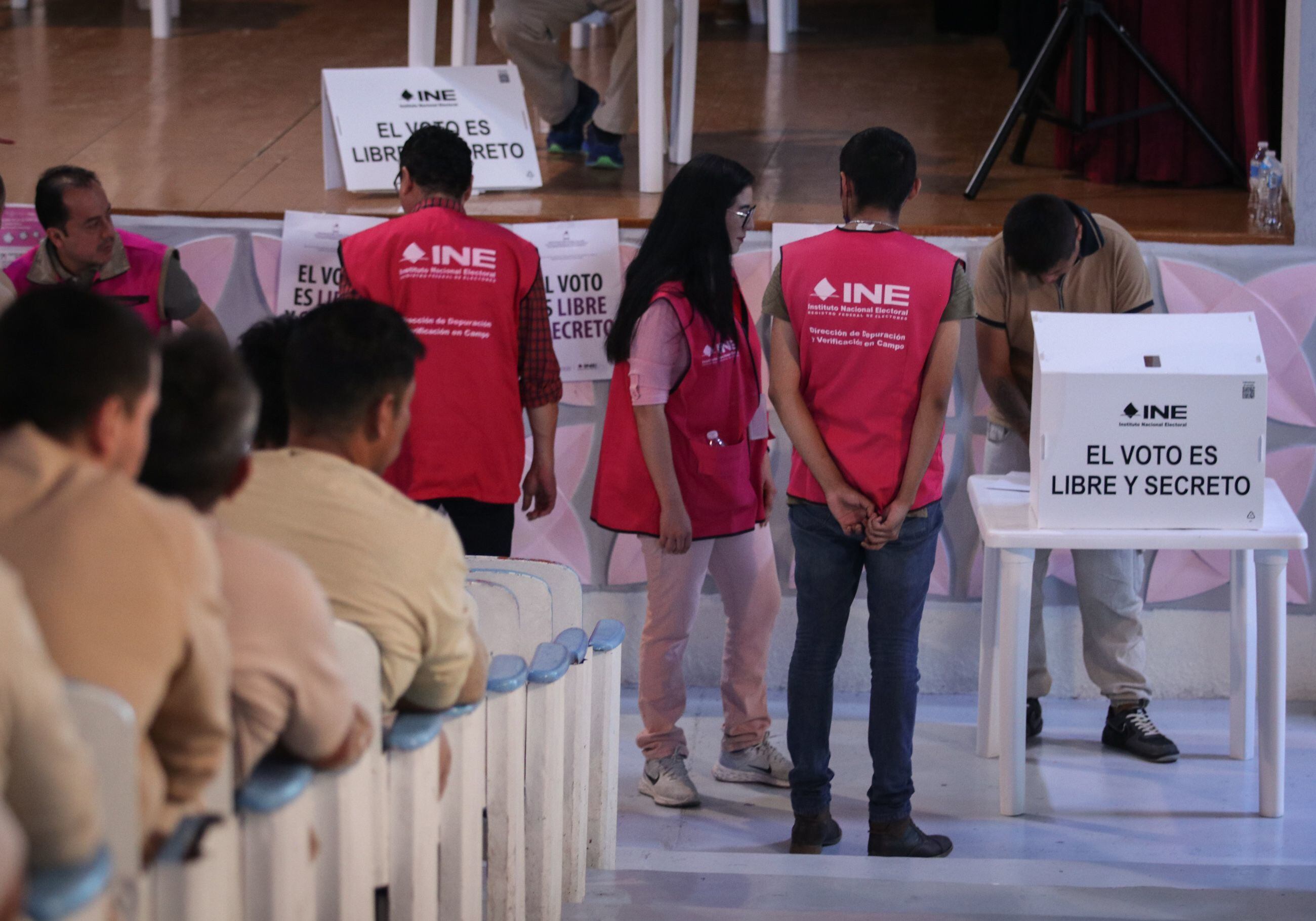 Presos de Reclusorio Norte votan por primera vez