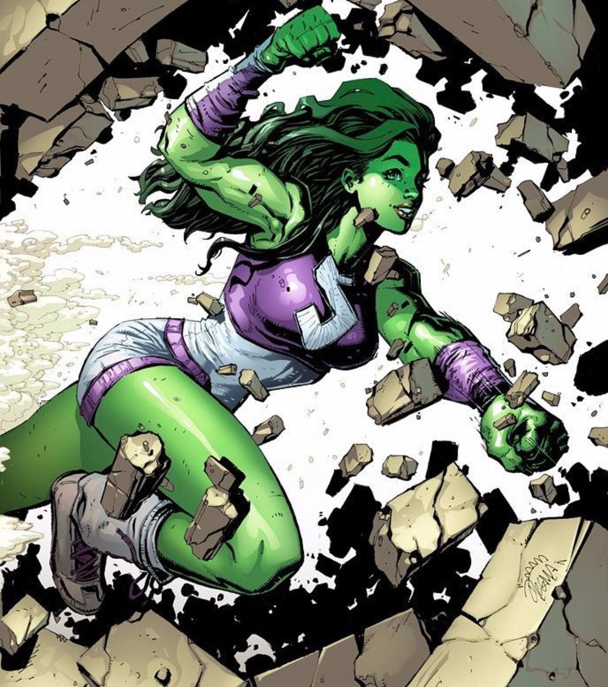 El personaje de ‘She-Hulk‘ nació en 1980 dentro de los cómics de Marvel. (Foto: Instagram / @marvelmexico)