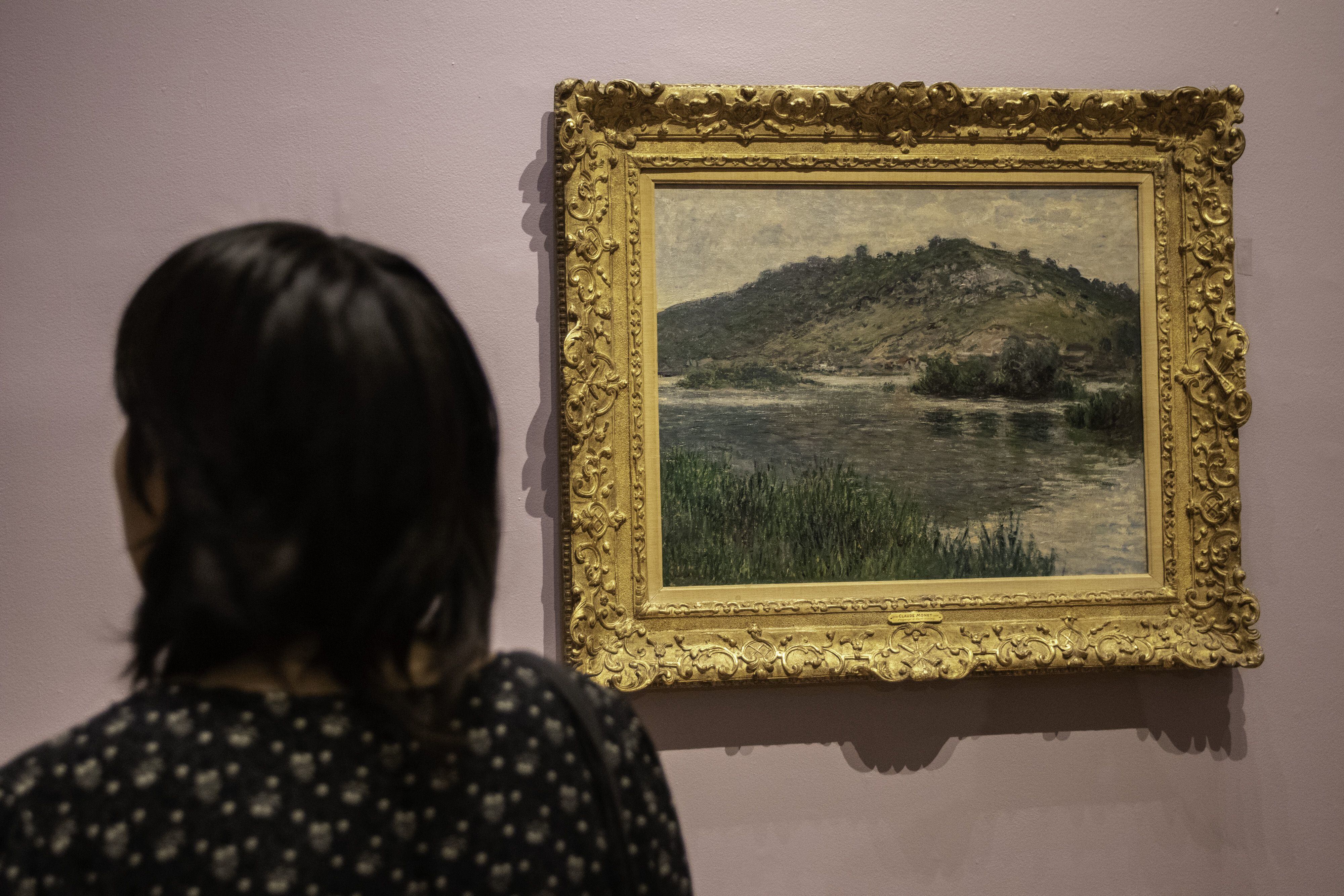 La exposición de Monet cuenta con dos piezas que no habían visitado México. (Foto: Cuartoscuro / Andrea Murcia Monsivais)