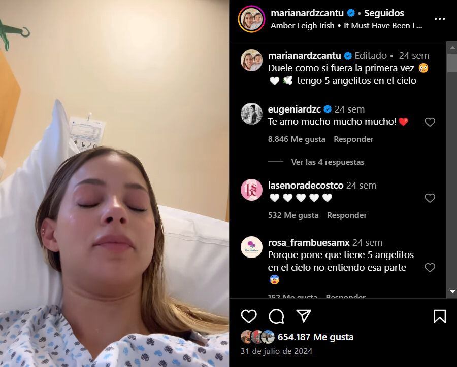 Publicación de Mariana Rodríguez en Instagram. (Foto: Captura de pantalla)