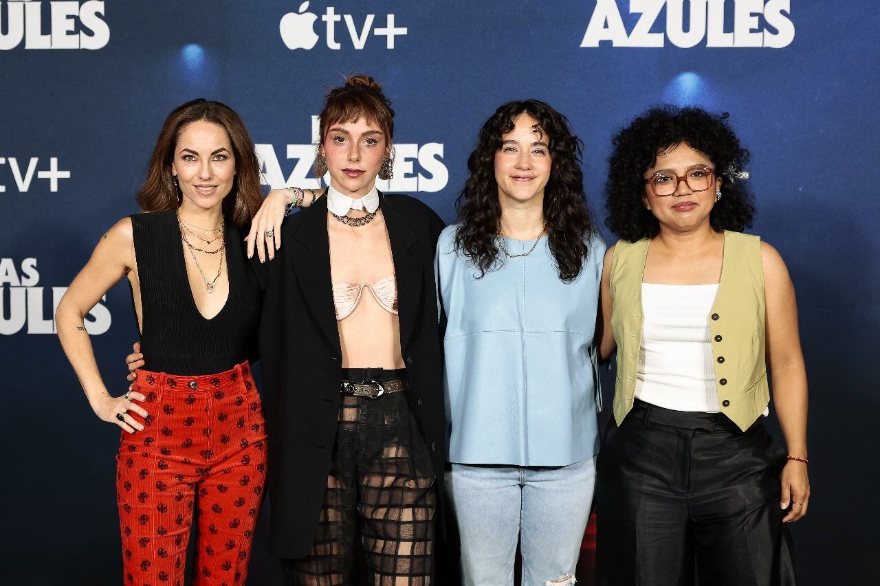 Las actrices protagonistas de 'Las Azules'. (Foto: EFE)