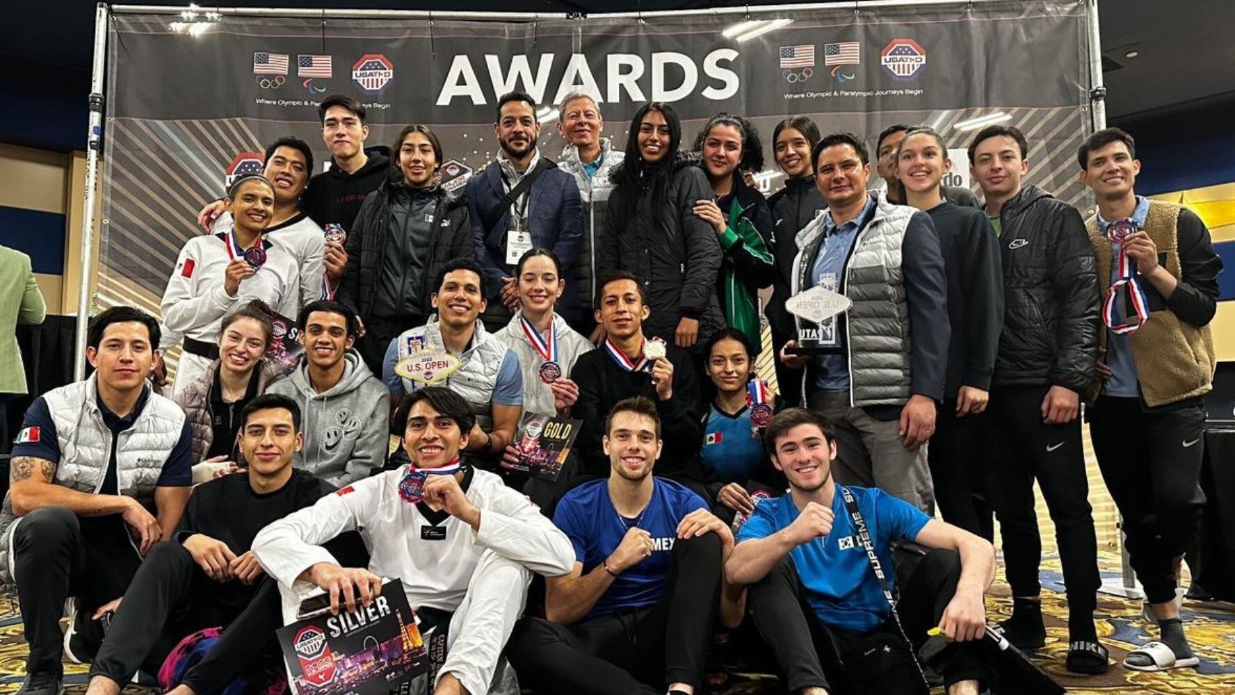 Atletas mexicanos ganan 3 medallas de oro el US Open Taekwondo Championships